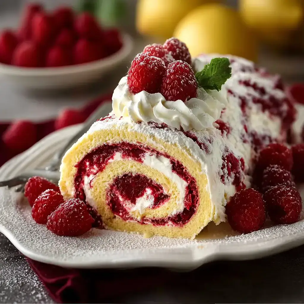 Bright & Refreshing: Your Go-To Lemon Raspberry Swiss Roll for Any Occasion